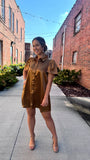 CARAMEL KISS 💋 MINI DRESS