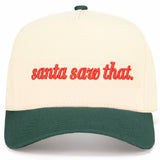 SANTA SAW THAT Letter Trucker Cap