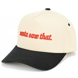SANTA SAW THAT Letter Trucker Cap