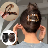 Oval Flat Hair Clip for Women, Strong Grip Clamp_CWAHA07281