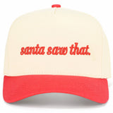 SANTA SAW THAT Letter Trucker Cap