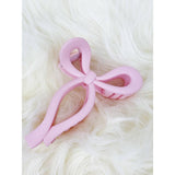 Assorted Pink and Taupe Shades of Bow Clip