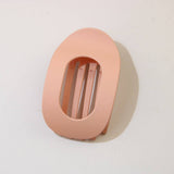 Oval Flat Hair Clip for Women, Strong Grip Clamp_CWAHA07281