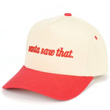 SANTA SAW THAT Letter Trucker Cap