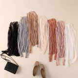 MESH LACE LONG SLEEVE TOP
