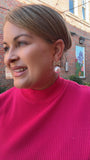 PRETTY IN PEARLS BOW EARRINGS
