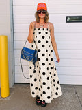 POLKA DOT MAXI DRESS