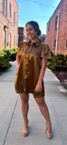 CARAMEL KISS 💋 MINI DRESS