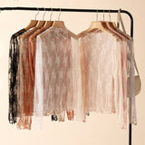 MESH LACE LONG SLEEVE TOP