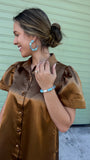 DANCING THROUGH FALL TURQUOISE BRACELET