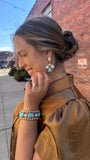 PEARL AND TURQUISE EARRINGS