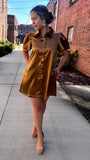 CARAMEL KISS 💋 MINI DRESS