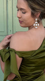 CROSS PEARL EARRINGS