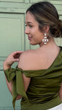 CROSS PEARL EARRINGS