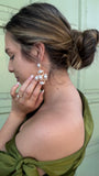 CROSS PEARL EARRINGS