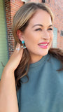TURQUOISE STUD EARRINGS
