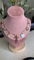 BOW CHARM NECKLACE (look for matching bracelet)