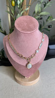 RHINESTONE PEARL CHAIN