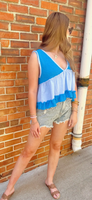 STUDDED DENIM SHORTS