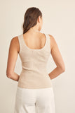 NATURAL STITCHED TANK