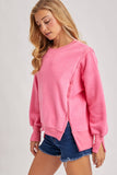 CREWNECK TEDDY PULLOVER