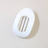 Oval Flat Hair Clip for Women, Strong Grip Clamp_CWAHA07281