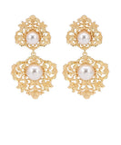 Vintage Shape w/Pearl Earrings