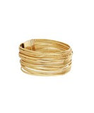 GOLD CORD 14 LAYERED BRACELET