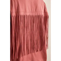 WESTERN FRINGED OVERSIZED T SHIRT