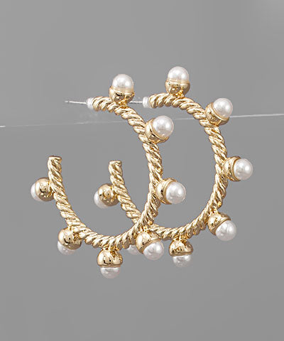 PEARL ROPE HOOPS