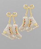 FUN ICE SKATING EARRINGS