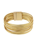 GOLD CORD 14 LAYERED BRACELET