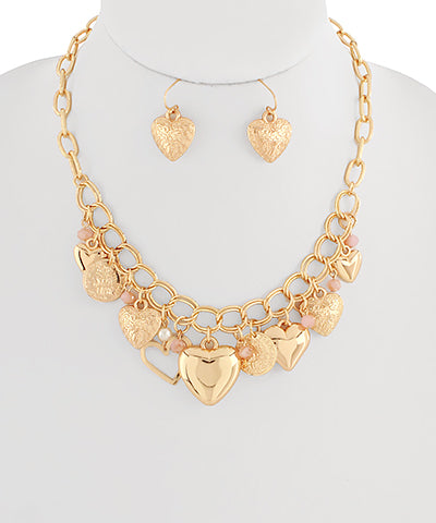 HEART CHARM NECKLACE