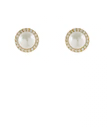 CZ PEARL EARRINGS