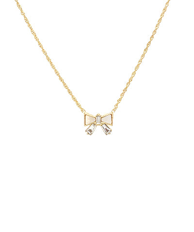 BOW PENDNAT NECKLACE