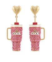 PINK STAN CUP EARRINGS