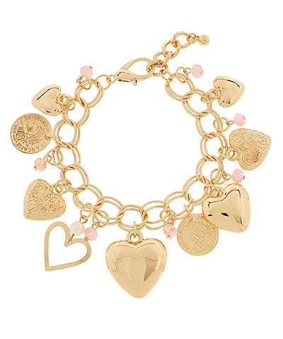 CHARM BRACELET HEART INSPO