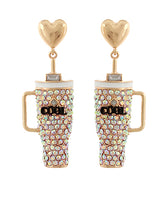 GOLD CUP EARRINGS