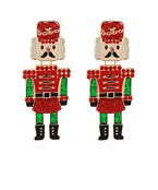 RED NUTCRACKER EARRINGS