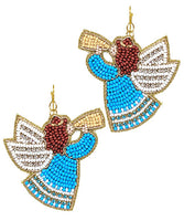 CHRISTMAS ANGEL EARRINGS