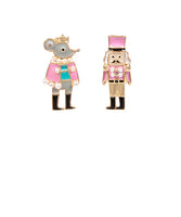 PINK NUTCRACKER & MOUSE KING EARRINGS