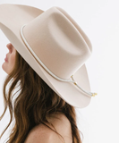 IVORY BOLO HAT BAND