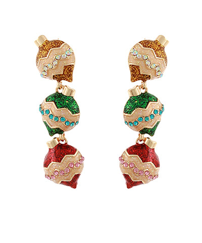 ORNAMENT CHRISTMAS EARRINGS