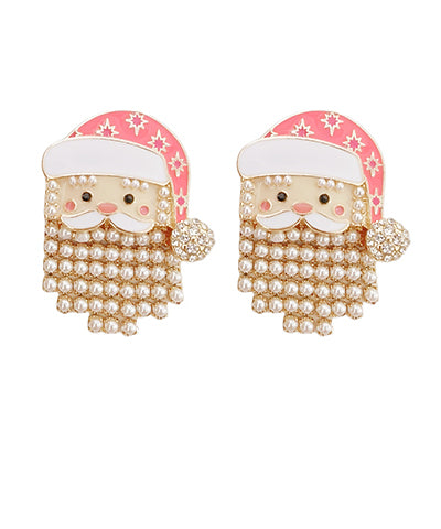 SANTA CHRISTMAS EARRINGS