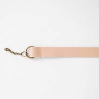 NUDE LEATHER ADJUSTABLE CHAIN BAND