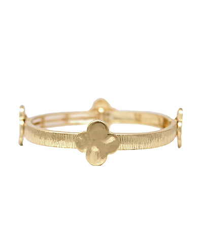 CLOVER TWO TONE BRACELET