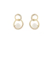 CZ PEARL EARRINGS