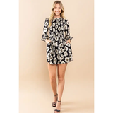 LONG SLEEVE FLOWER DRESS