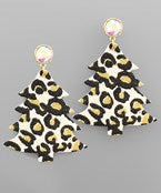 LEOPARD TREE EARRINGS